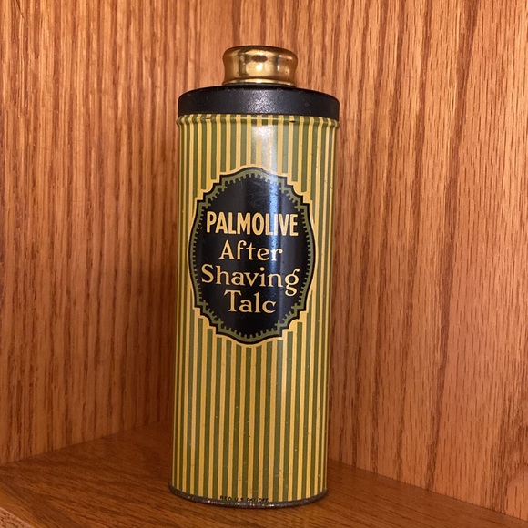 Vintage Palmolive After Shave Talc for Men Advertising Tin - Picture 4 of 16